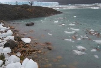 El Calafate: un fuerte sismo abri una grieta en la ruta al glaciar