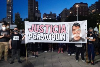 Manifestantes echaron al gobernador Perotti de la marcha contra la violencia en Rosario