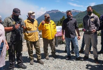 Preparan un plan de contingencia por los incendios en la Patagonia
