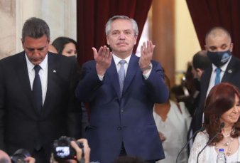 El Presidente anunci� el env�o de 11 proyectos de ley al Parlamento