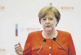 Merkel rompió el silencio y repudió el ataque ruso a Ucrania