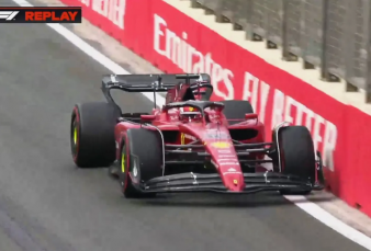 Frmula 1: Charles Leclerc se salv por poco de golpearse contra un muro y logr la pole en la clasificacin para el Gran Premio de Azerbaiyn