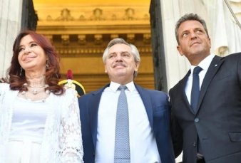 Alberto y Cristina intentan frenar la crisis econ�mica d�ndole poder a Massa