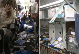 Pesadilla y polémica en un vuelo de Aerolíneas con 12 personas heridas