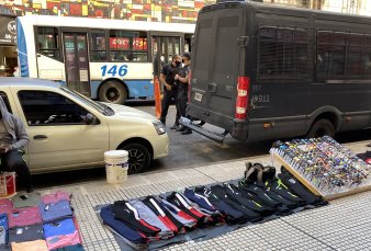 La venta ilegal callejera en la Ciudad de Buenos Aires subió un 9,2% en septiembre