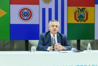 Alberto Fernández acusó a Uruguay de romper el Mercosur a través de acuerdos con otros países