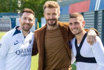 Beckham visitó a Messi y los rumores de su llegada a la MLS volvieron a sonar