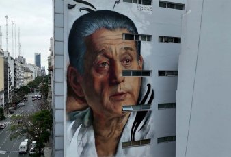 Inauguraron el mural que rinde homenaje a Favaloro