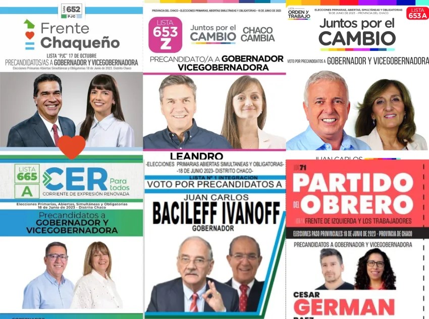 Chaco elegir este domingo los candidatos para la gobernaci n