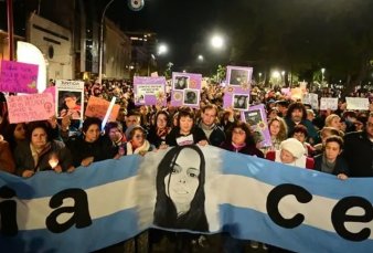 Una multitud marchó en Chaco para pedir por Cecilia