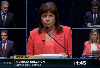 En un debate filoso, Bullrich sac ventaja frente a un Massa disociado y un Milei opaco y con resbalones