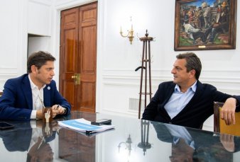 Massa se reuni con Kicillof y critic los "pactos de dirigentes"