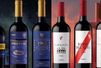 Bodegas Bianchi juega el superclsico: lanz vinos de Boca y River