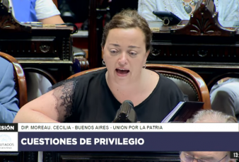 Diputada Cecilia Moreau exige retractacin o accin judicial de Diputado Arabia