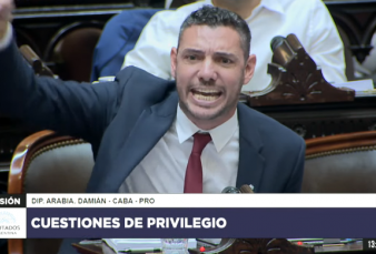 Damin Arabia, denuncia agresin policial por parte de legislador kirchnerista: "Terminen con la doble vara"