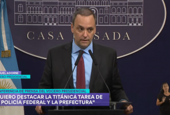 Adorni: "Este Gobierno no fue elegido para mantener contentos a todos, nos han elegido para representar a todos los argentinos que quieren un pas mejor"