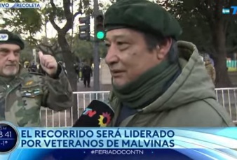 Desfile militar por el Da de la Independencia: Veteranos de Malvinas lo califican como "caricia al alma"