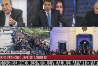 Guillermo Francos en dilogo con Feinmann: "Hay que valorar la actitud de Mauricio Macri"