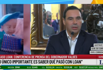 El gobernador de Corrientes, sobre el caso Loan: "No tenemos absolutamente nada que ver, como pretenden hacer ver algunos malintencionados y algunos caranchos polticos"