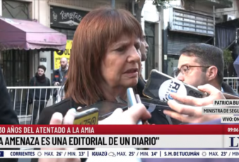 Patricia Bullrich:  "Argentina no ataca a Irn, Irn atac a Argentina".
