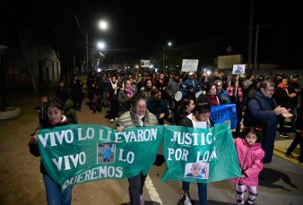 Enorme marcha en Corrientes y exigen encontrar ya a Loan