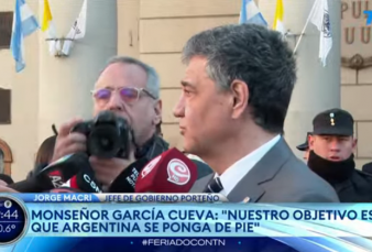 Jorge Macri coincidi con el mensaje de la Iglesia: "Como deca el Obispo, esta es una Argentina que duele y la gente espera sanar"