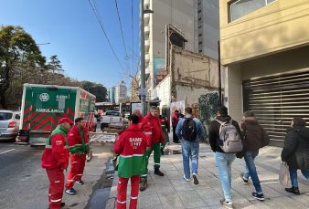 Terror en Palermo: Un hombre dispara a los vecinos desde un balcn