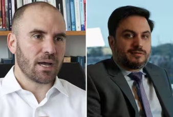 Fuerte cruce entre Ramiro Marra y Martn Guzmn en X