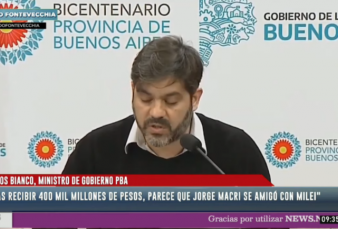 Carlos Bianco: "El nico malo es Milei" "La Nacin transfiri 400 mil millones a la Ciudad y dej a la Provincia en el abandono"