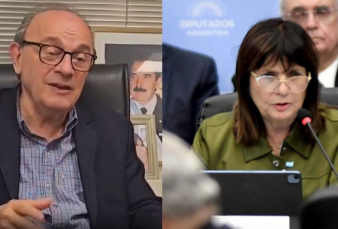 Leopoldo Moreau denunciar a Patricia Bullrich: "Fue una amenaza agravada por provenir de alguien con el monopolio de la violencia"