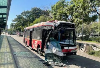 Accidente en el Metrobus entre dos colectivos dej un saldo de 26 heridos