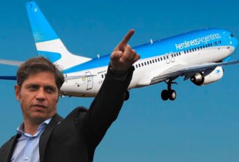 Kicillof quiere hacerse cargo de Aerolneas Argentinas