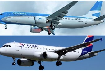 Aerolneas y tres filiales de LATAM iniciaron un acuerdo de cdigo compartido