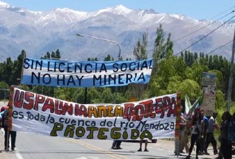 Violentas protestas contra un proyecto minero en Mendoza