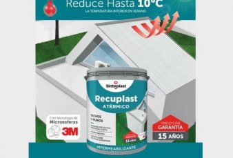 Sinteplast lanza una pintura que "reduce" la factura de electricidad