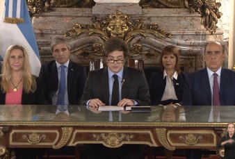Javier Milei habl en cadena nacional: "Desde este momento eliminamos el cepo para siempre"