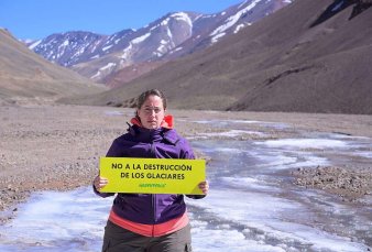 Greenpeace se opone al cambio de la Ley de Glaciares