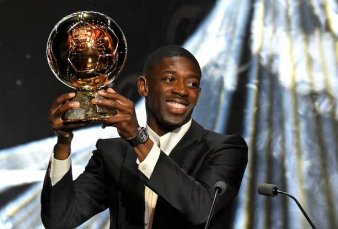 Ousmane Dembl se qued con el Baln de Oro y le agradeci a Messi