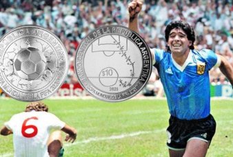 Lanzan moneda especial con homenaje a Maradona