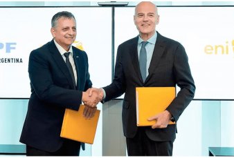 Acuerdo entre YPF y ENI para exportar el gas de Vaca Muerta