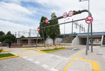 La Ciudad inaugur el bajo Puente Bosch, junto al Riachuelo
