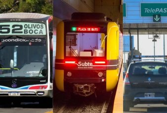 Aumentaron los colectivos, subtes y peajes en el AMBA