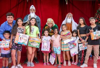 Los Reyes Magos llegaron a La Matanza y entregaron m�s de 100.000 juguetes