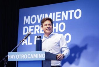 Kicillof, en su primer acto en la Ciudad: "Construir para ponerle fin a Milei"