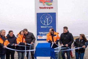 Total inaugur� el parque e�lico m�s austral del mundo