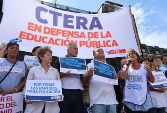 CTERA realiza hoy paro y el Gobierno exige garantizar el 75% de las clases