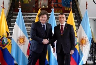 Milei y Noboa firmaron acuerdos para profundizar la cooperación entre la Argentina y Ecuador