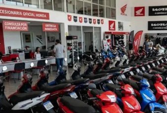 La venta de motos creci� un 40% interanual y Honda lidera