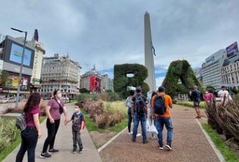 Con fuerte presencia de brasileños, el turismo internacional en Buenos Aires creció un 19%