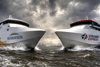 Colonia Express logr� permiso para el servicio Montevideo-Buenos Aires, pero hay controversia con Buquebus